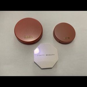 Tarte blushes and Fenty highlighter
